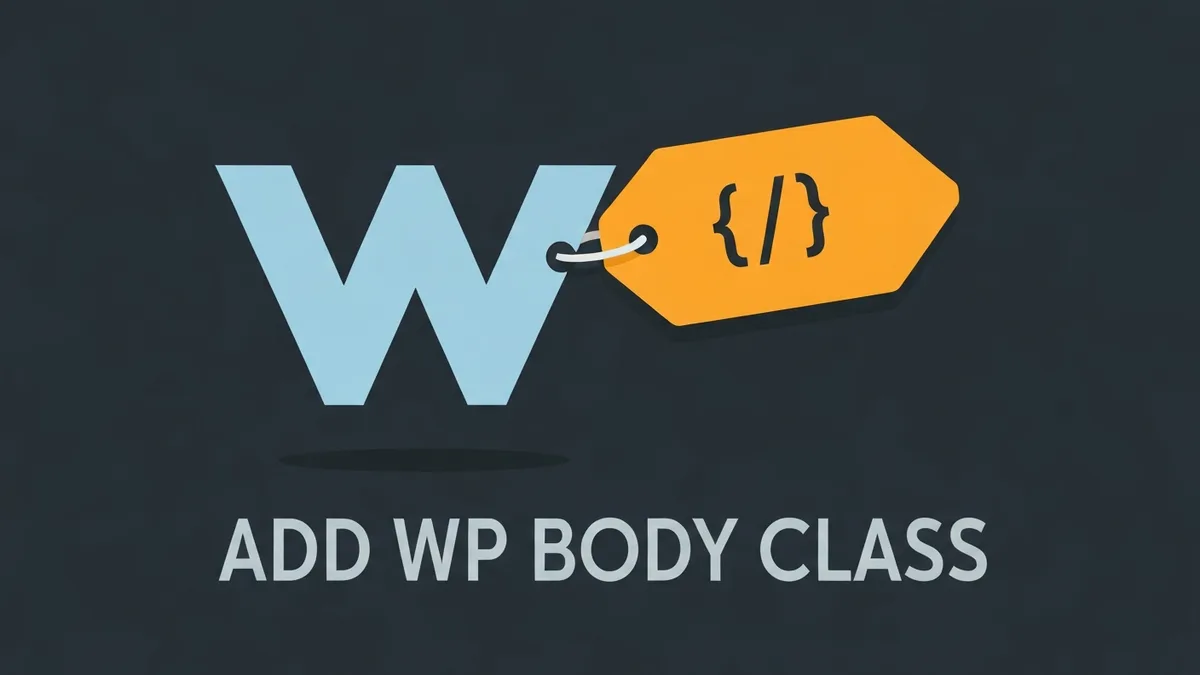 Add a Custom Body Class in WordPress