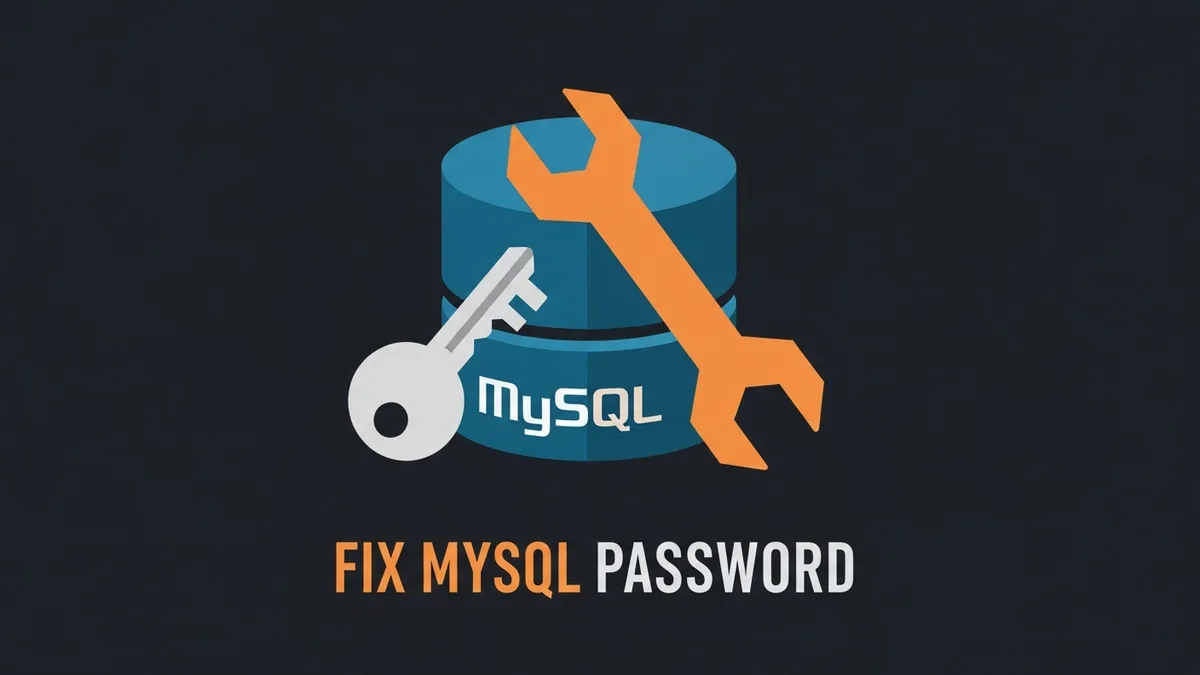 MySQL Fix: "SET PASSWORD has no significance" Error
