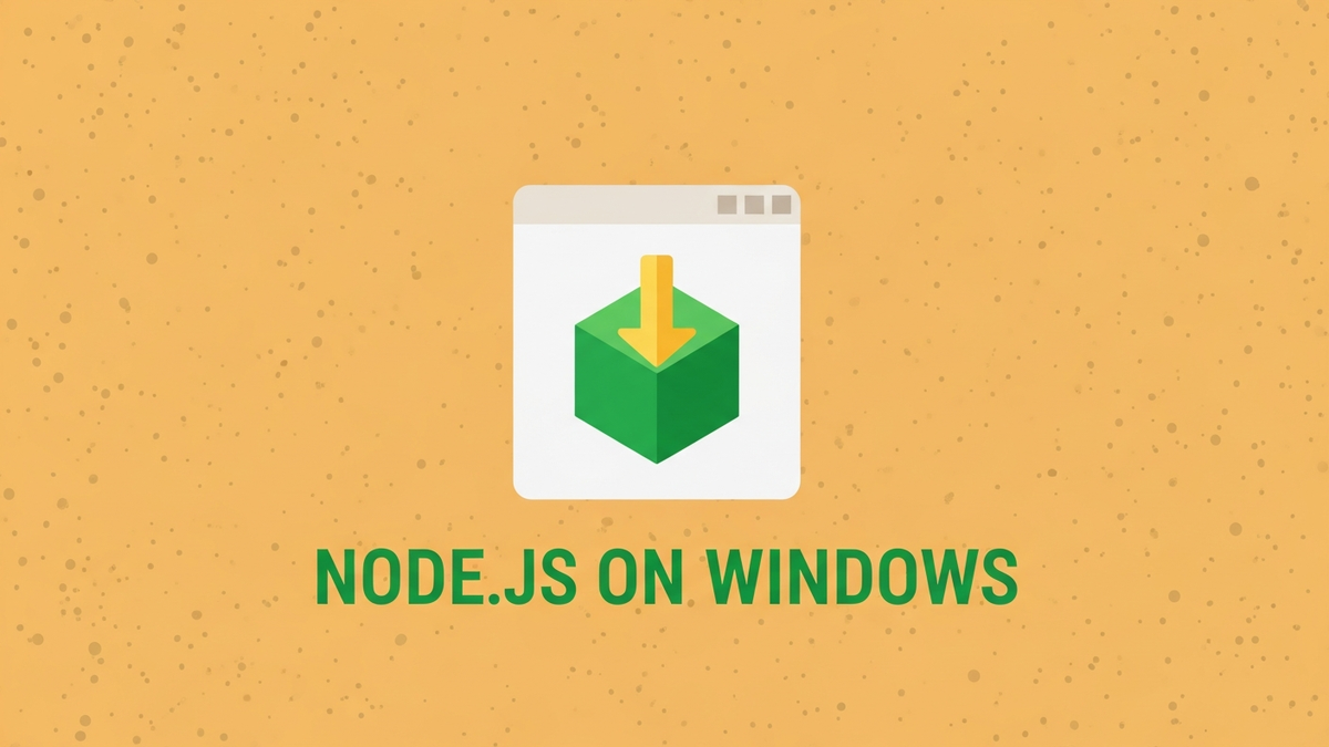 Node.js Desktop How to Install Node.js and npm on Windows (3 Ways)